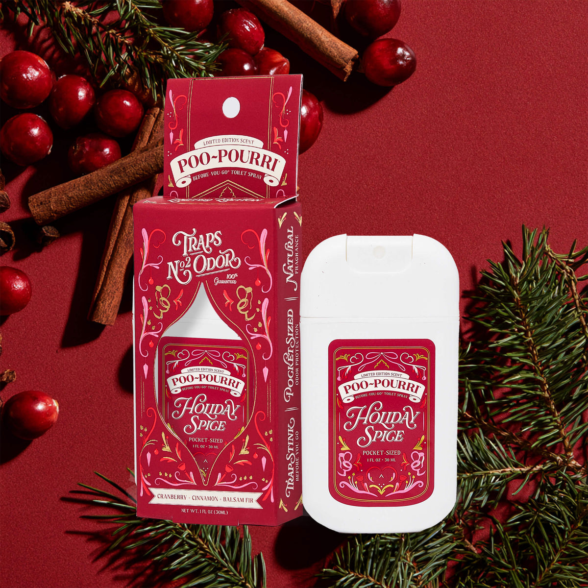 Holiday Spice Pocket Sprayer - Poo~Pourri Toilet Spray
