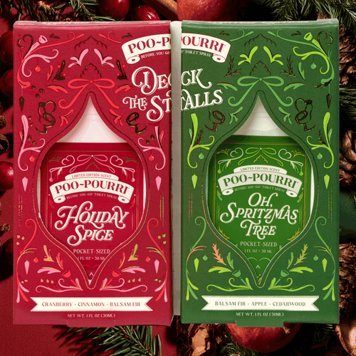 Deck the Stalls Tear & Share - Poo~Pourri Toilet Sprays