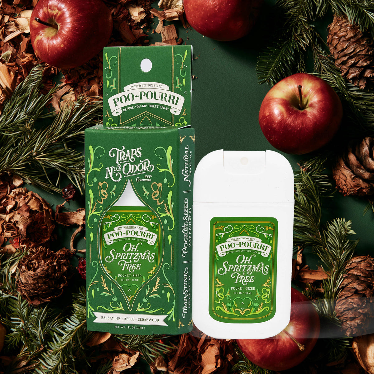 Oh, Spritzmas Tree Pocket Sprayer - Poo~Pourri Toilet Spray